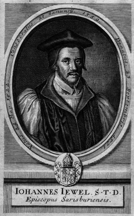 Portrait of John Jewel, Bishop of Salisbury